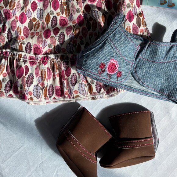 American Girl Bitty Baby Prairie Dress Outfit (retired 2012) - Picture 3 of 9